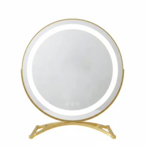 LuxeGlow Round LED Vanity Mirror
