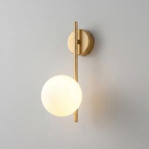 Aurelyn – Rechargeable Wall Light Glass Ball Sconce