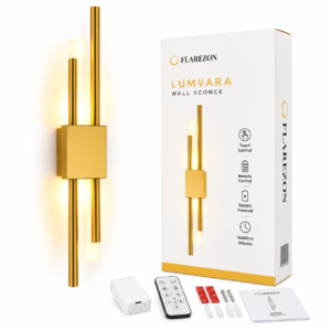 Lumvara – Gold Wall Light Sconce
