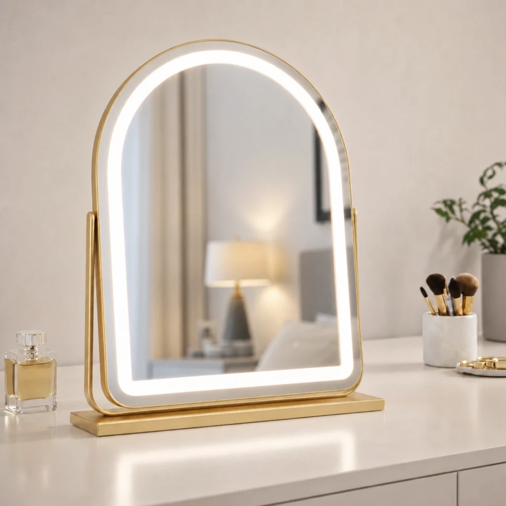 Vanity mirror at 4500K natural white