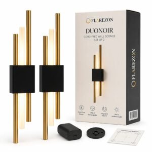Duonoir – Cordless LED Wall Sconce
