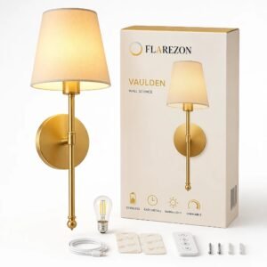 Vaulden – Rechargeable Gold Wall Sconce