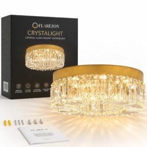 Crystalight – Crystal Flush Chandelier