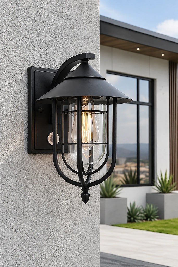 Aldervyn Birdcage Porch Wall Light, materials and construction detail
