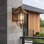 Aldervyn – Birdcage Porch Wall Light – Bronze Aldervyn – Birdcage Porch Wall Light
