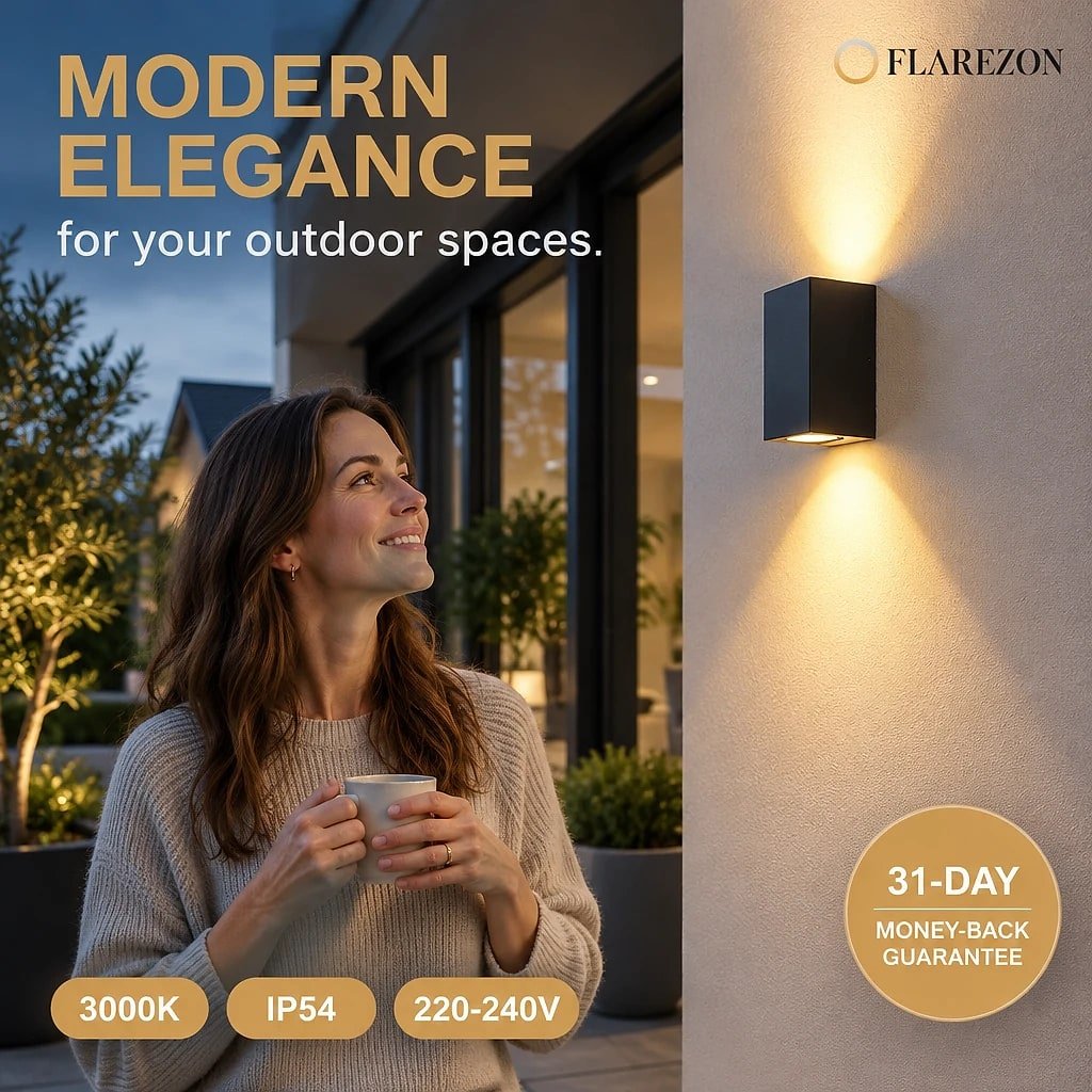 Aveloro Wall Washer Light, shown in a home setting