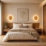 Haluun – Japandi Wooden Backlit Wall Light