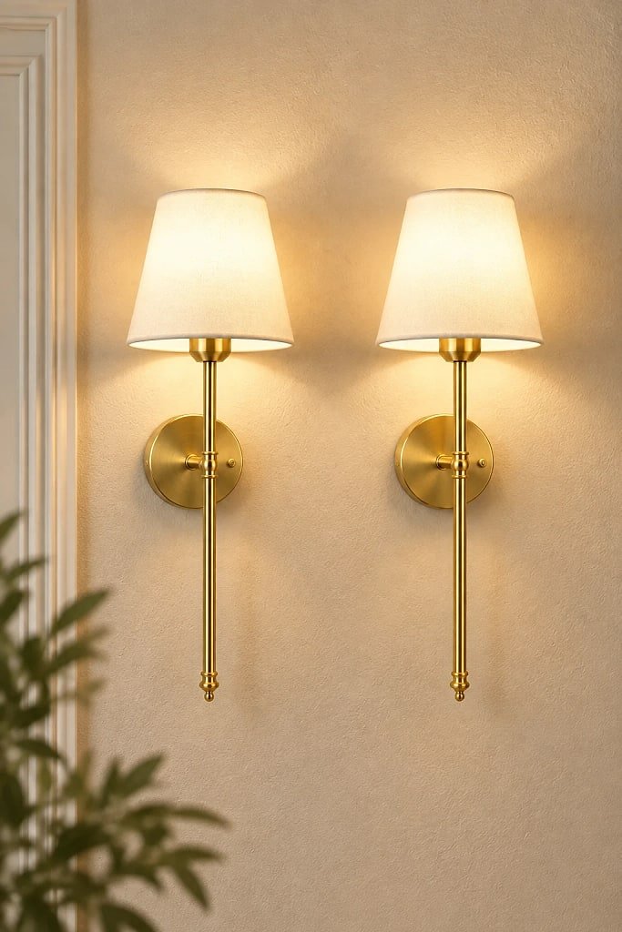 Haveston Mid Century Wireless Wall Sconce, materials and construction detail