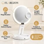Lumetra – 20X Magnifying LED Mirror