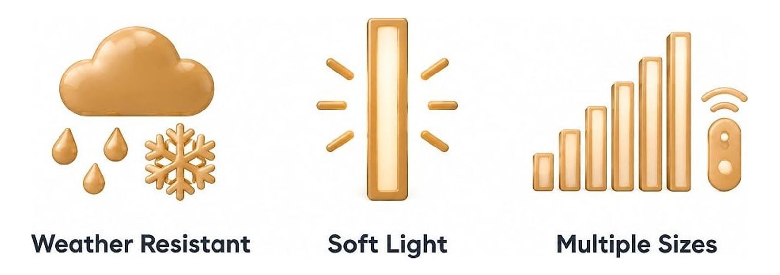 Noctura Linear Outdoor Wall Lamp, key features at a glance