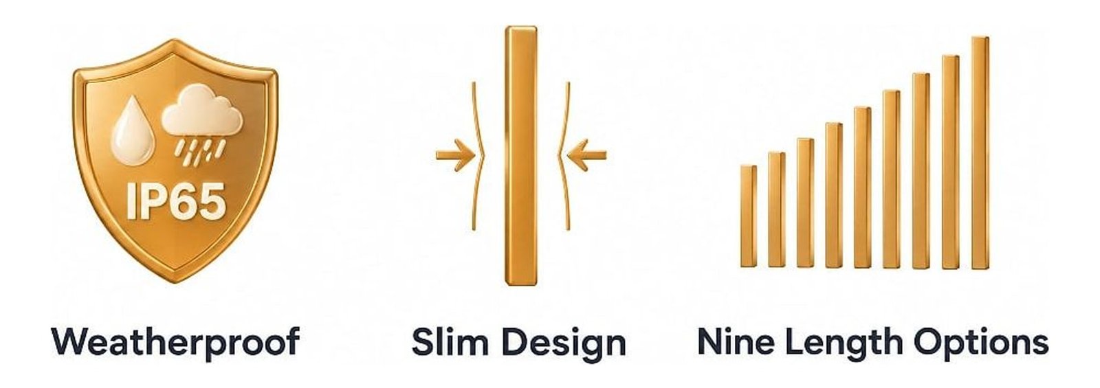 Varro Outdoor Wall Lamp, key features at a glance