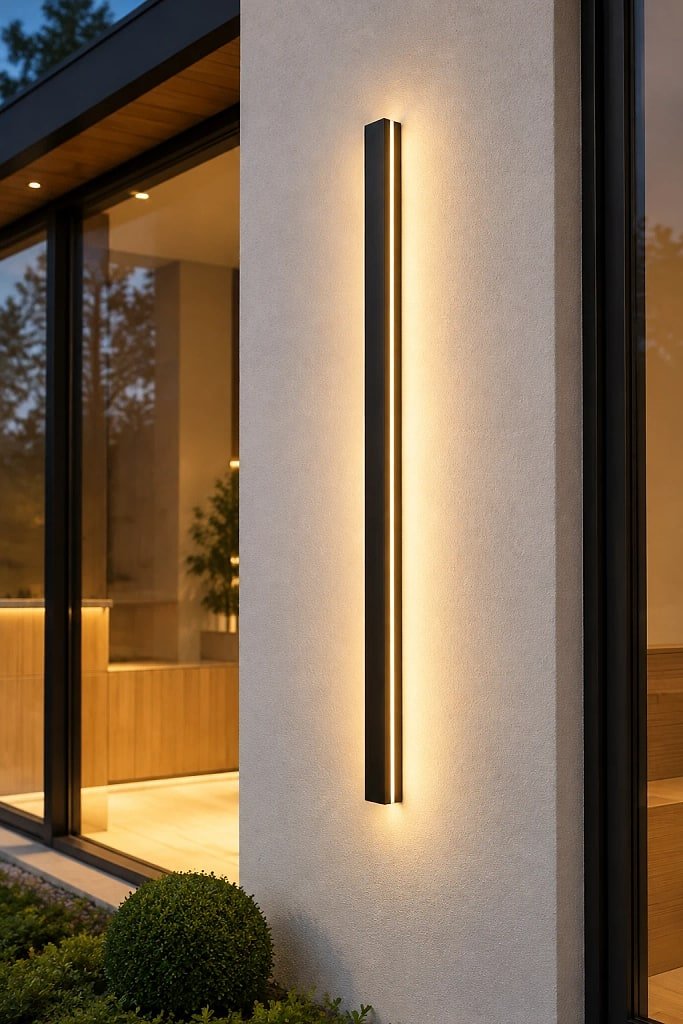 Varro Outdoor Wall Lamp, materials and construction detail