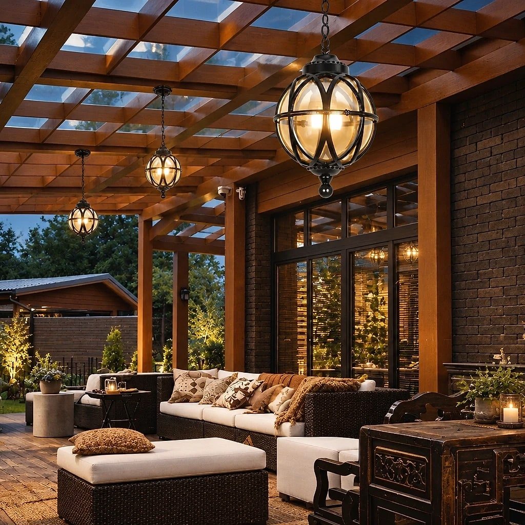 Vellora Outdoor Ball Chandelier, compared with the usual alternative
